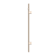 Meir Heated Vertical Towel Rail Champagne