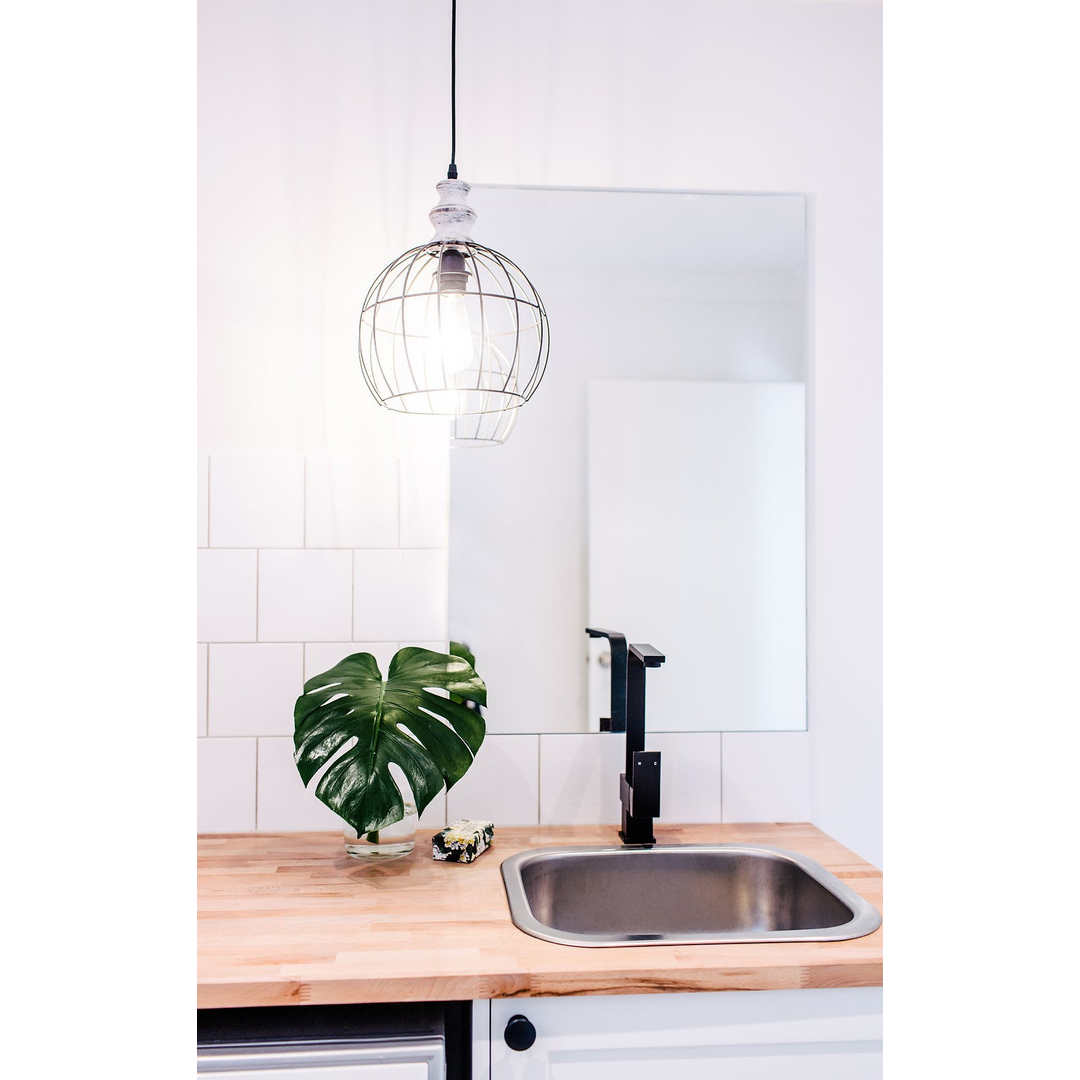 Meir Square Kitchen Mixer Tap Matte Black