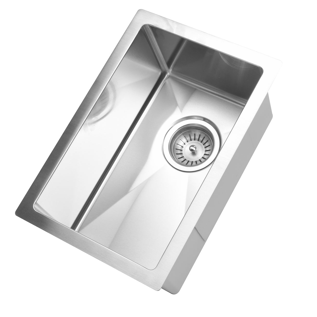 Meir Kitchen Sink Single Bowl 300 X 450 Stainless Steel