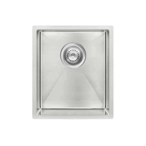 Meir Kitchen Sink Single Bowl 380 X 440 Brushed Nickel