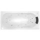 Modena Contour 12 Jetss White 1650mm