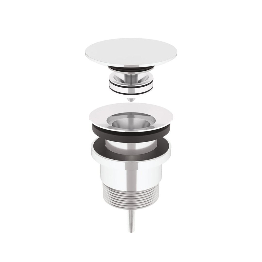 Meir Universal All In One Pop Up Waste Basin & Bath Polished Chrome