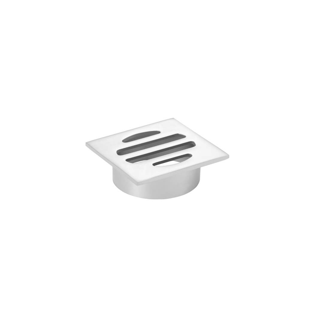 Meir Square Floor Grate Shower Drain 50Mm Outlet Polished Chrome
