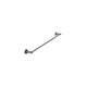 Meir Round Single Towel Rail 600Mm Shadow