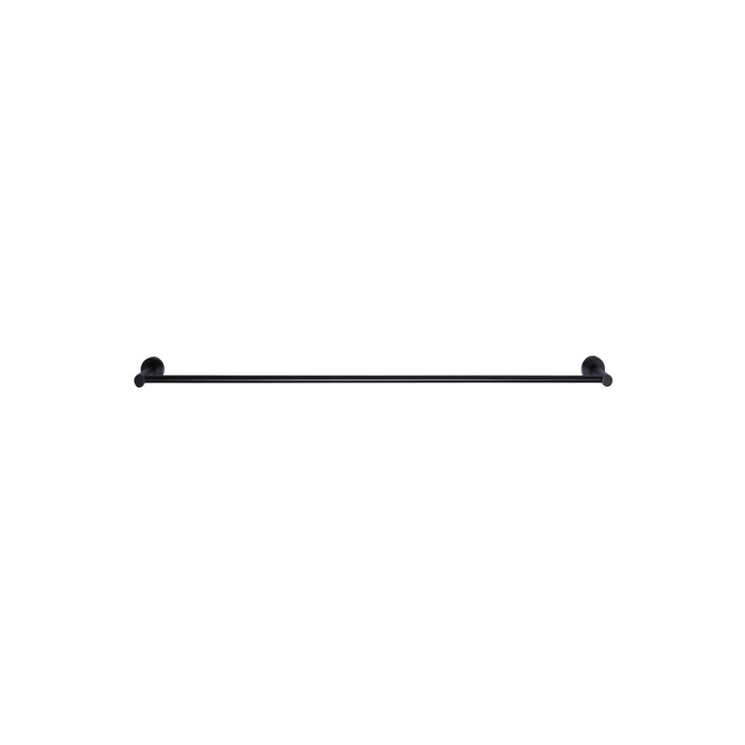 Meir Round Single Towel Rail 900Mm Matte Black