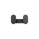 Meir Curvae Double Robe Hook Matte Black