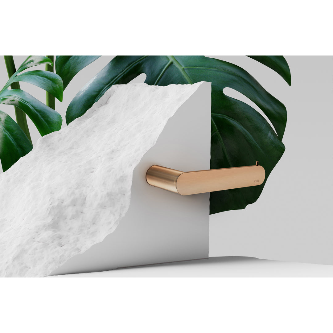 Meir Curvae Toilet Roll Holder Lustre Bronze
