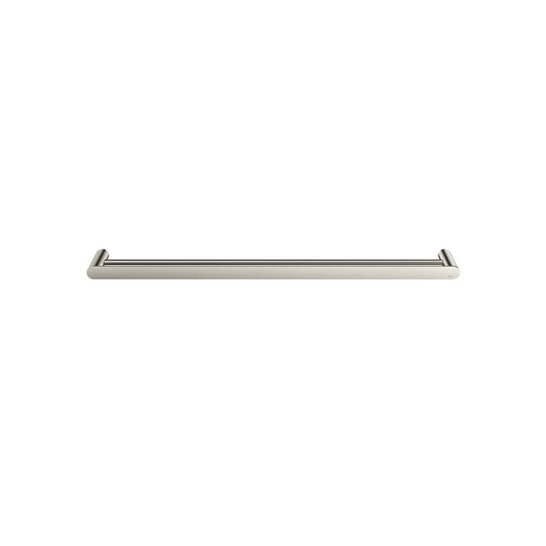 Meir Curvae Double Towel Rail 800Mm Brushed Nickel