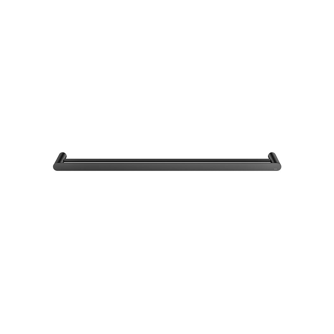 Meir Curvae Double Towel Rail 800Mm Matte Black