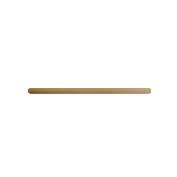 Meir Curvae Single Towel Rail 600Mm Lustre Bronze