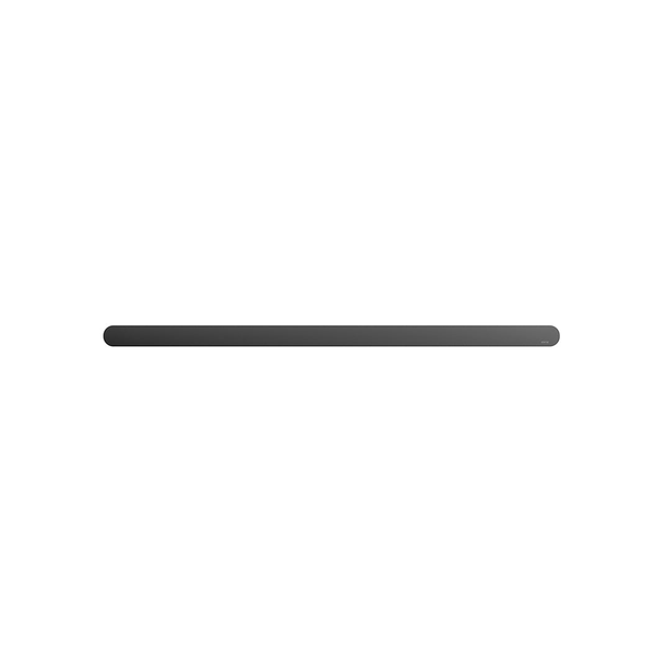 Meir Curvae Single Towel Rail 600Mm Matte Black