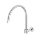 Meir Round High Rise Swivel Wall Spout Polished Chrome