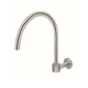 Meir Round High Rise Swivel Wall Spout Brushed Nickel