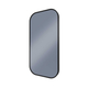 Remer Modern Soft Rectangle Mirror 450X900 With Manhattan Black Frame