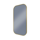 Remer Modern Soft Rectangle Mirror 450X900 Nordic Gold Framed Mirror With Mirage Magnifier -