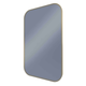 Remer Modern Soft Rectangle Mirror 600X1000 With Baltic Brass Frame