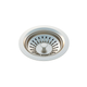 Meir Sink Strainer And Waste Plug Basket With Stopper Brushed Nickel