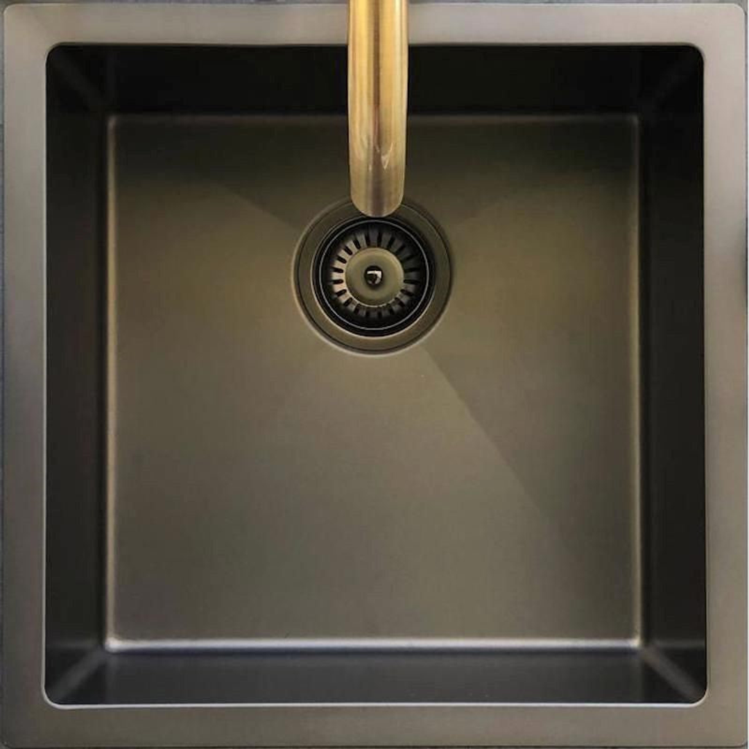 Meir Lavello Sink Strainer And Waste Plug Basket With Stopper Shadow