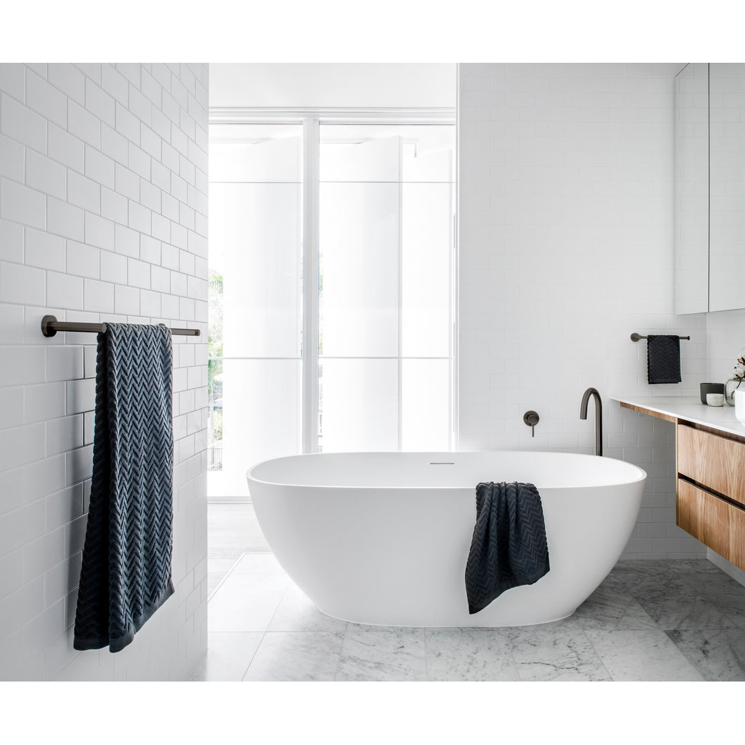 Meir Round Guest Towel Rail Shadow
