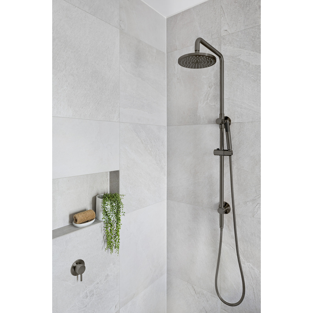 Meir Round Wall Mixer Short Pin Lever Finish Kit Shadow