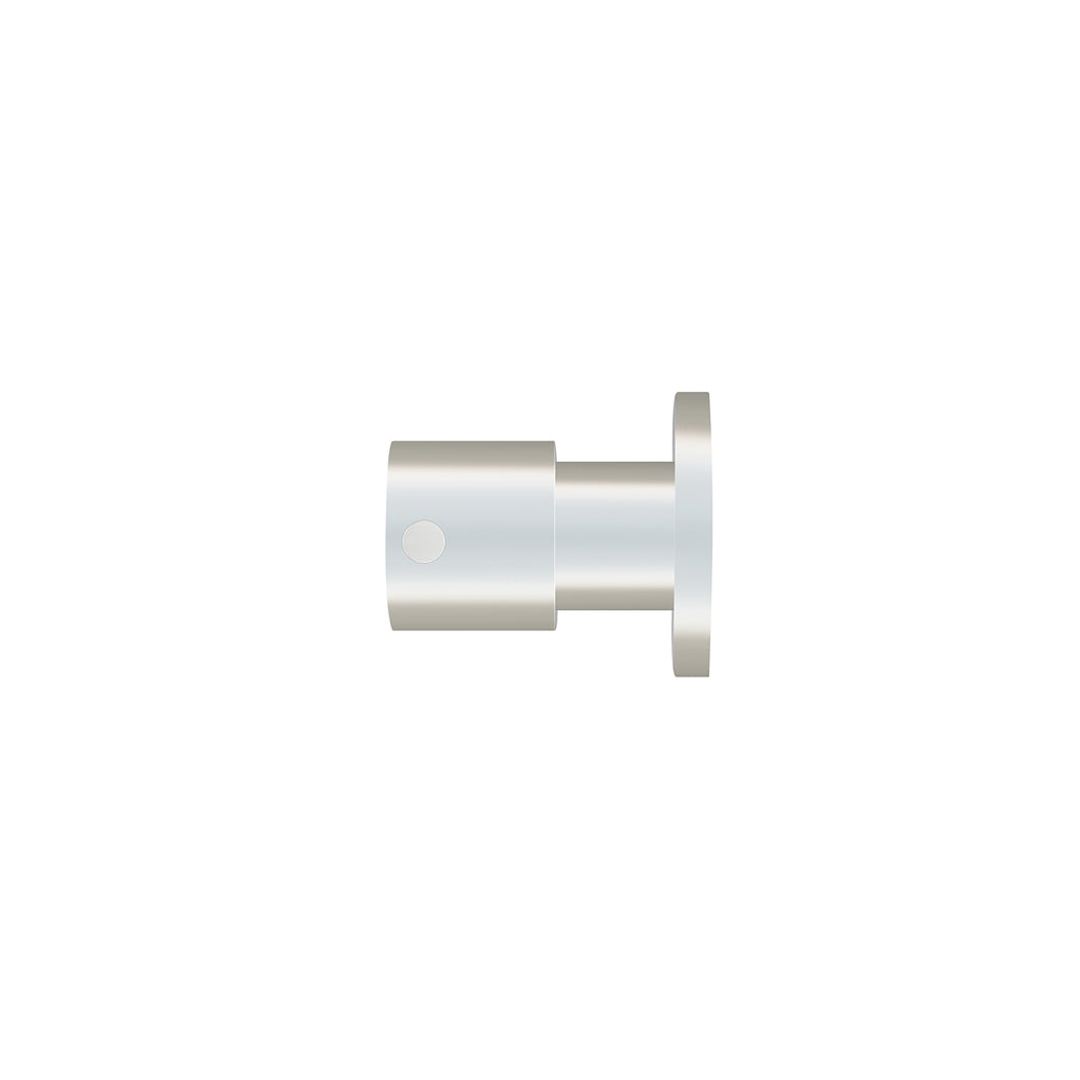 Meir Round Quarter Turn Wall Top Assemblies Brushed Nickel