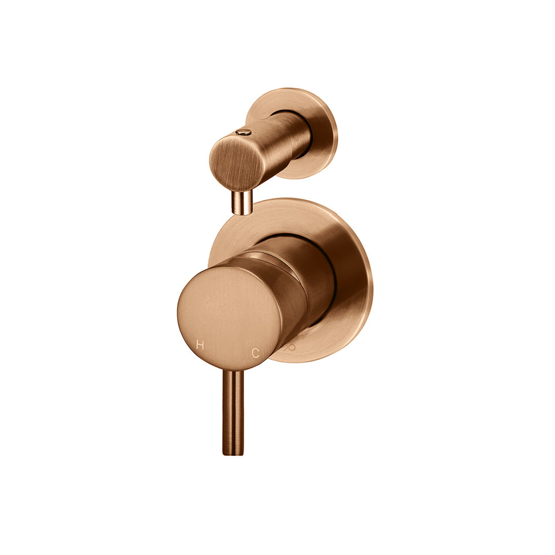Meir Round Diverter Mixer Finish Kit Lustre Bronze