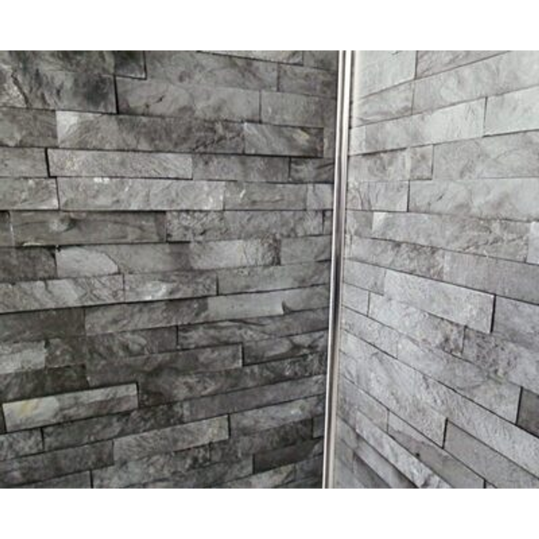 Mr Wet Wall Grey Brick Matt Wall Panel 2400X1000X10Mm Wwaus022