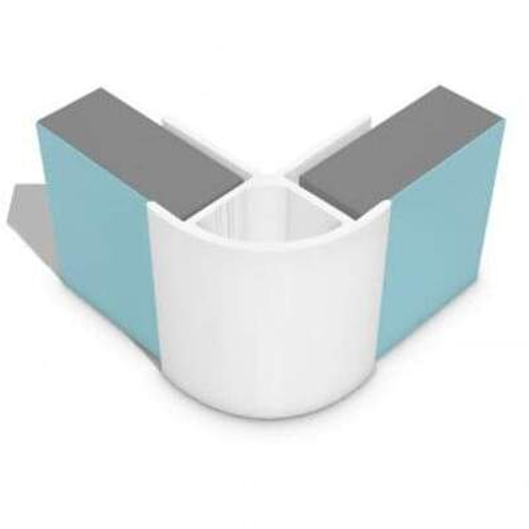 Mr Wet Wall 10Mm External Trim 2400Mm Silver Wwaus037