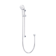 Meir Round Three Function Hand Shower On Rail Column Polished Chrome Mz0402-C