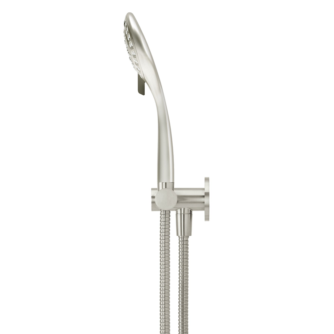 Meir Round Hand Shower On Swivel Bracket Brushed Nickel