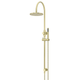 Meir 200Mm Round Overhead Shower Set Single Function Hand Shower Tiger Bronze Mz0904-R-Pvdbb
