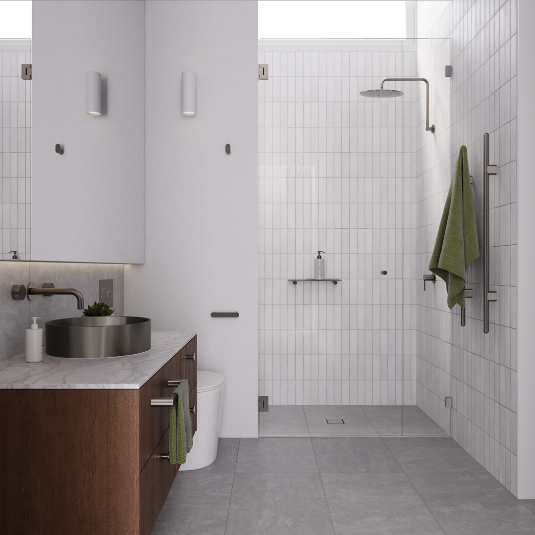 Meir Curvae Toilet Roll Holder Shadow