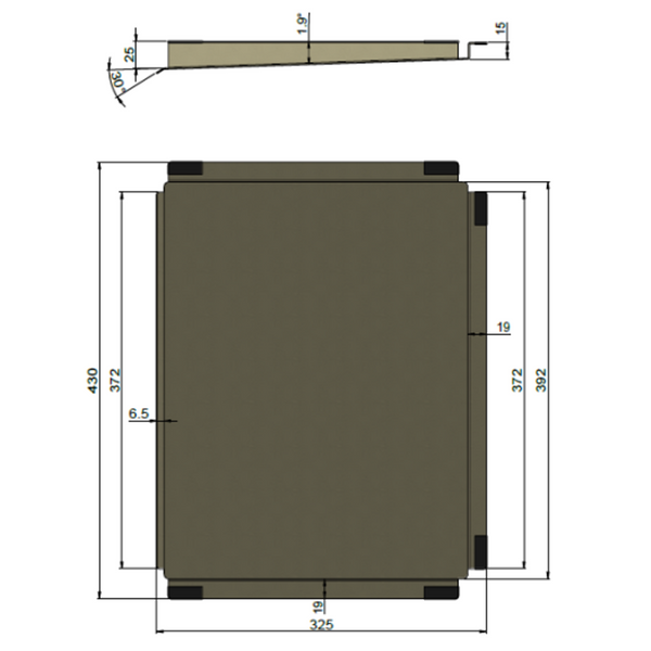 Meir Dish Draining Tray Shadow