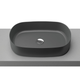 Timberline Myrtle Ceramic Counter Basin Matte Black