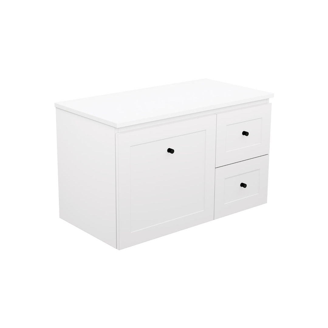 Fienza Newport 900 Wall Hung Vanity 1D/2Dr Joli Top