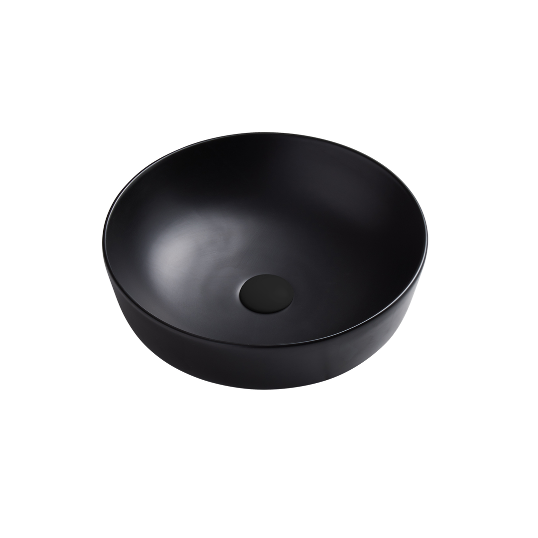 Oliveri Naples Counter Top Circular Basin Black