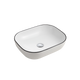 Oliveri Naples Black Line Counter Top Basin White