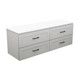 Fienza Newport 1500 Sgl Wall Hung Vanity 2D/4Dr Australian Hardwood Basin Not Inc