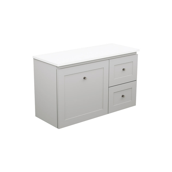 FIENZA NEWPORT 900 ALL DRAWER WALL HUNG VANITY STANDARD STONE BASIN NOT INC