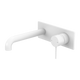 Nero Mecca Wall Basin Mixer 185Mm Matte White Nr221907A185Mw