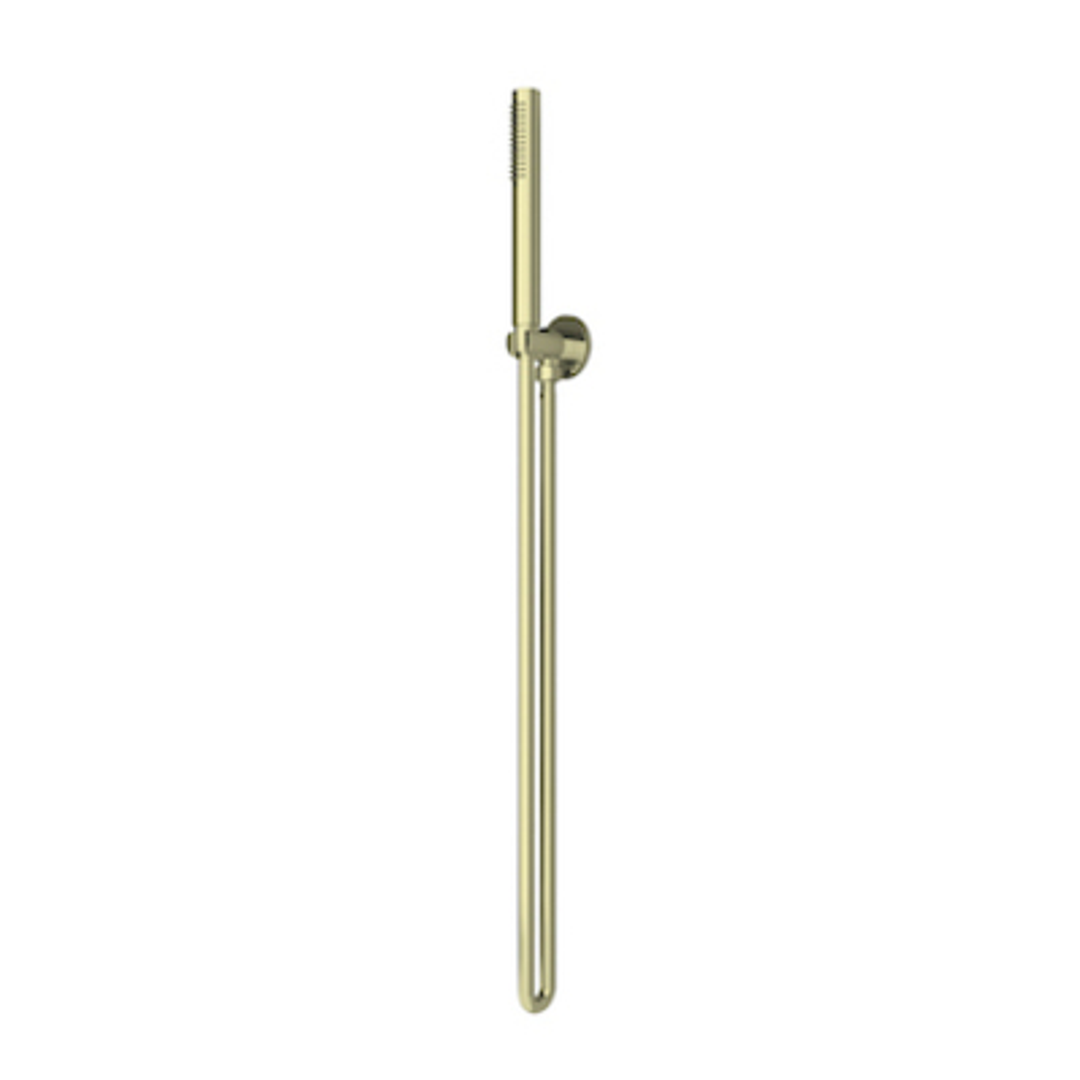 Nero Round Showeer Bracket Brushed Gold