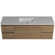 Timberline Nevada Vanity 1500mm Single Bowl Regal Acrylic Top  Wall Hung