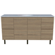 Timberline Nevada Vanity 1500mm Right Wg Basin Silksurface Uc Top On Legs