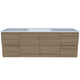 Timberline Nevada Vanity 1500mm Centre Bowl Stadium Top Wall Hung