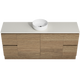 Timberline Nevada Vanity 1800mm Left Wg Basin Silksurface Ac Top Floor Standing