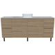 Timberline Nevada Vanity 1800mm Right Wg Basin Silksurface Ac Top On Legs
