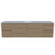 Timberline Nevada Vanity 1800mm Left Wg Basin Silksurface Uc Top Wall Hung