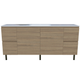 Timberline Nevada Vanity 1800mm Centre Bowl Stadium Top On Legs