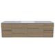 Timberline Nevada Vanity 1800mm Centre Bowl Stadium Top Wall Hung