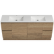 Timberline Nevada Vanity 1800mm Double Bowl Regal Acrylic Top  Floor Standing